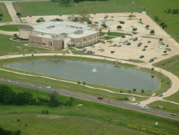 Aerial photography for construction progress of Valley Creek Church, Flower Mound, TX